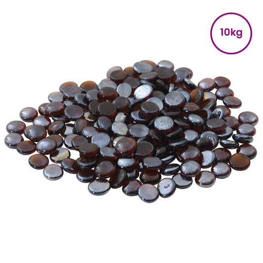 Glass Nugget 17-19 mm Amber Flash Glass Glass Nugget 17-19 mm Amber Flash Glass