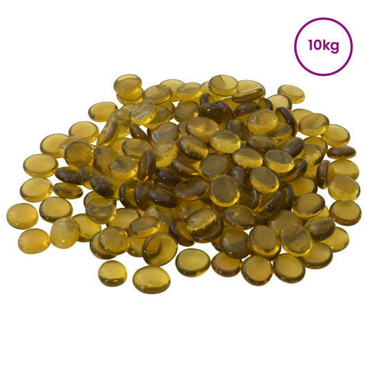 Glass Nugget 17-19 mm Yellow Glass Glass Nugget 17-19 mm Yellow Glass