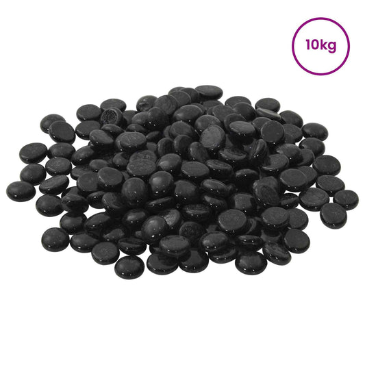 Glass Nugget 17-19 mm Black Glass Glass Nugget 17-19 mm Black Glass