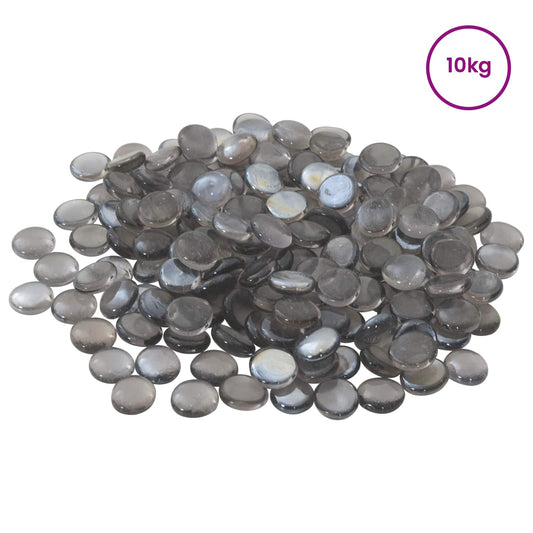 Glass Nugget 17-19 mm Purple Grey Glass Glass Nugget 17-19 mm Purple Grey Glass