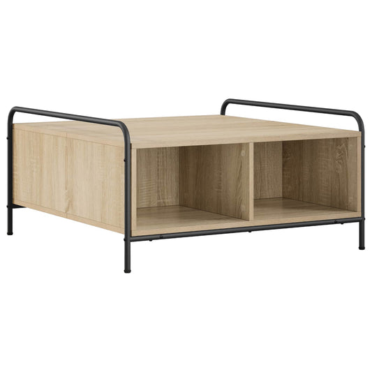 Coffee Table Sonoma Oak 80 x 80 x 41 cm Engineered Wood Coffee Table Sonoma Oak 80 x 80 x 41 cm Engineered Wood