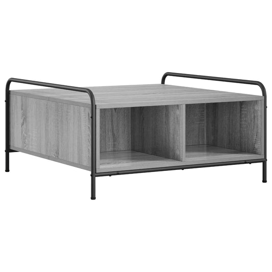 Coffee Table Grey Sonoma 80 x 80 x 41 cm Engineered Wood Coffee Table Grey Sonoma 80 x 80 x 41 cm Engineered Wood