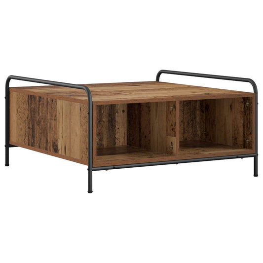 Coffee Table Old Wood 80 x 80 x 41 cm Engineered Wood Coffee Table Old Wood 80 x 80 x 41 cm Engineered Wood