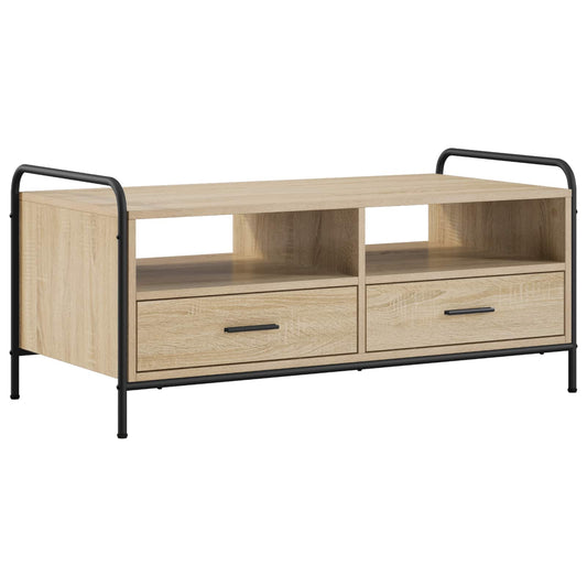 Coffee Table Sonoma Oak 99.5 x 49 x 46 cm Engineered Wood Coffee Table Sonoma Oak 99.5 x 49 x 46 cm Engineered Wood