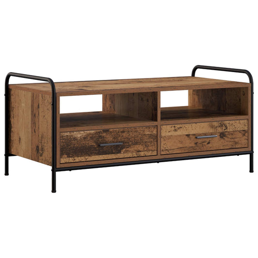 Coffee Table Old Wood 99.5 x 49 x 46 cm Engineered Wood Coffee Table Old Wood 99.5 x 49 x 46 cm Engineered Wood