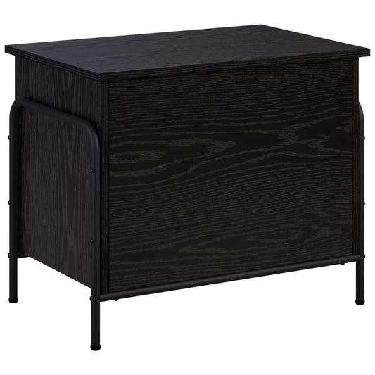 Storage Box Black Oak 60 x 40 x 49.5 cm Engineered Wood Storage Box Black Oak 60 x 40 x 49.5 cm Engineered Wood