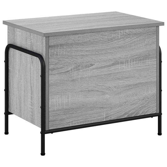 Storage Box Grey Sonoma 60 x 40 x 49.5 cm Engineered Wood Storage Box Grey Sonoma 60 x 40 x 49.5 cm Engineered Wood