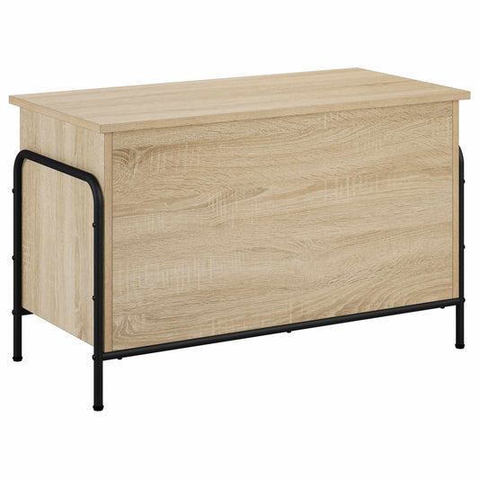 Storage Box Sonoma Oak 80 x 40 x 49.5 cm Engineered Wood Storage Box Sonoma Oak 80 x 40 x 49.5 cm Engineered Wood
