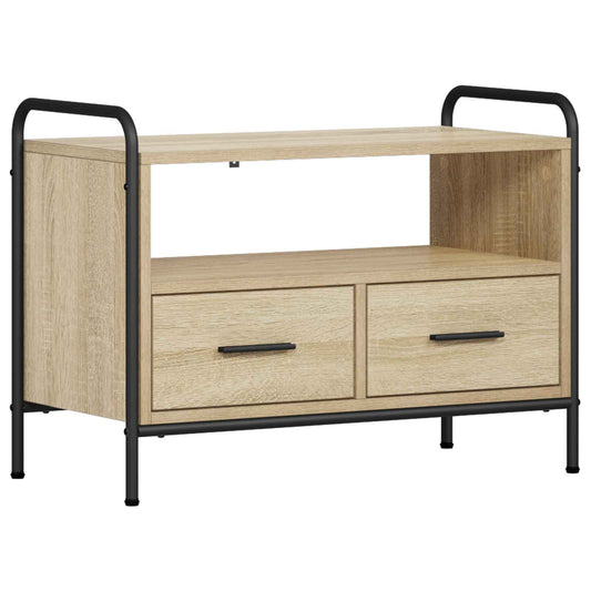 TV Cabinet 67.5 x 33 x 50 cm Sonoma Oak Engineered Wood TV Cabinet 67.5 x 33 x 50 cm Sonoma Oak Engineered Wood