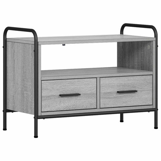 TV Cabinet 67.5 x 33 x 50 cm Grey Sonoma Engineered Wood TV Cabinet 67.5 x 33 x 50 cm Grey Sonoma Engineered Wood