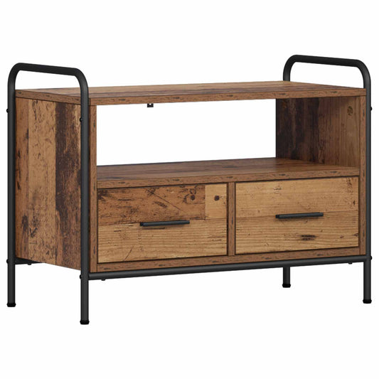 TV Cabinet 67.5 x 33 x 50 cm Old Wood Engineered Wood TV Cabinet 67.5 x 33 x 50 cm Old Wood Engineered Wood