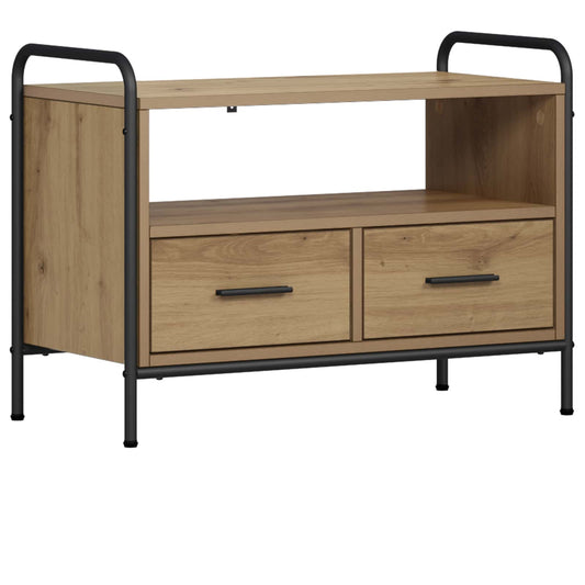 TV Cabinet 67.5 x 33 x 50 cm Artisan Oak Engineered Wood TV Cabinet 67.5 x 33 x 50 cm Artisan Oak Engineered Wood