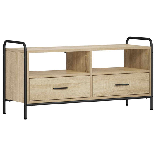 TV Cabinet 99.5 x 33 x 50 cm Sonoma Oak Engineered Wood TV Cabinet 99.5 x 33 x 50 cm Sonoma Oak Engineered Wood