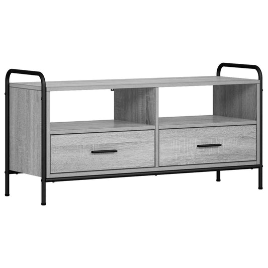 TV Cabinet 99.5 x 33 x 50 cm Grey Sonoma Engineered Wood TV Cabinet 99.5 x 33 x 50 cm Grey Sonoma Engineered Wood