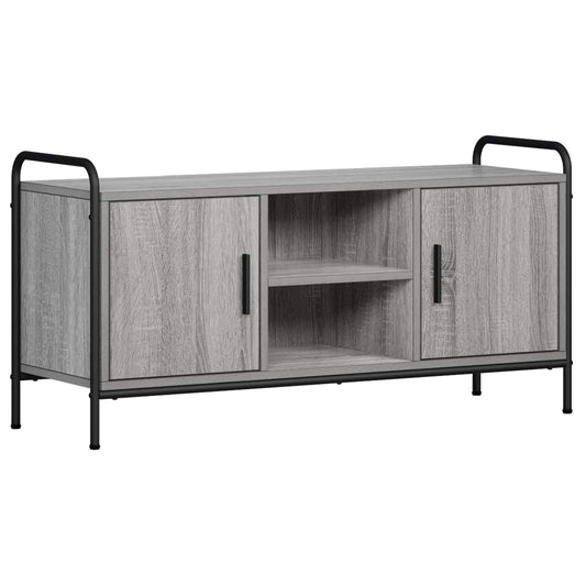 TV Cabinet 99 x 33 x 50 cm Grey Sonoma Engineered Wood TV Cabinet 99 x 33 x 50 cm Grey Sonoma Engineered Wood