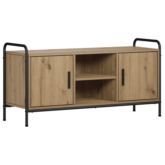 TV Cabinet 99 x 33 x 50 cm Artisan Oak Engineered Wood TV Cabinet 99 x 33 x 50 cm Artisan Oak Engineered Wood