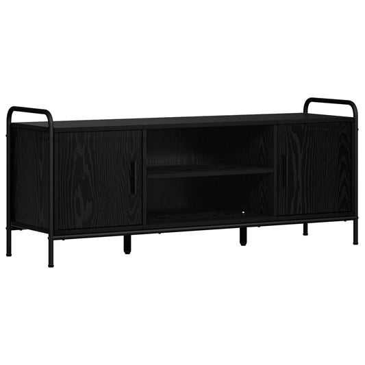 TV Cabinet 119 x 33 x 50 cm Black Oak TV Cabinet 119 x 33 x 50 cm Black Oak