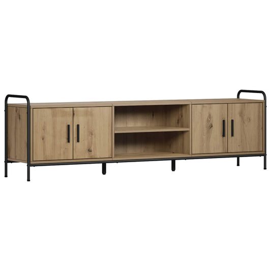 TV Cabinet 167.5 x 33 x 50 cm Artisan Oak Engineered Wood TV Cabinet 167.5 x 33 x 50 cm Artisan Oak Engineered Wood
