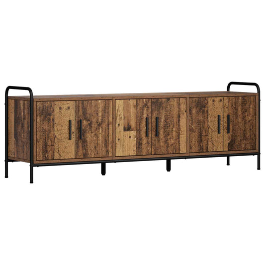 TV Cabinet 146 x 33 x 50 cm Old Wood Engineered Wood TV Cabinet 146 x 33 x 50 cm Old Wood Engineered Wood