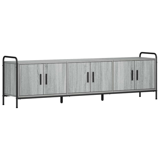 TV Cabinet 167.5 x 33 x 50 cm Grey Sonoma Engineered Wood TV Cabinet 167.5 x 33 x 50 cm Grey Sonoma Engineered Wood