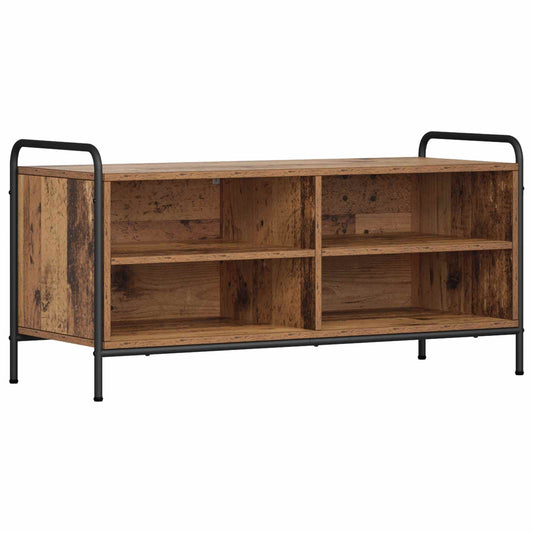 TV Cabinet 100 x 39.5 x 50 cm Old Wood Engineered Wood TV Cabinet 100 x 39.5 x 50 cm Old Wood Engineered Wood