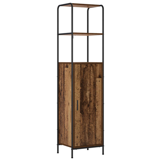 Highboard Old Wood 40 x 33 x 161 cm Engineered Wood Highboard Old Wood 40 x 33 x 161 cm Engineered Wood