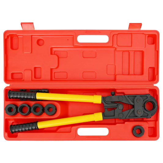 Hydraulic Pipe Crimping Tool 30 kN U16-32 mm V15-28 mm Steel Hydraulic Pipe Crimping Tool 30 kN U16-32 mm V15-28 mm Steel
