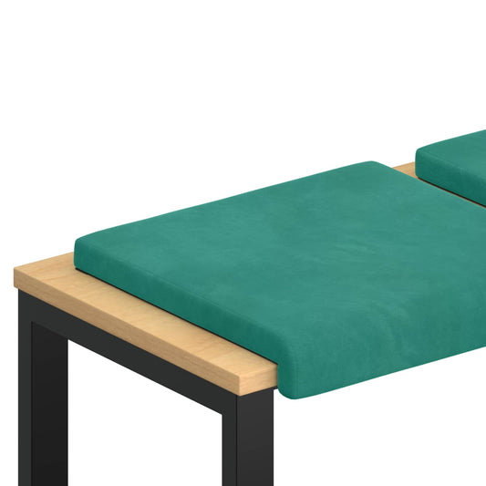 Bench Cushion 4 pcs Velvet Turquoise Depth 35 cm Bench Cushion 4 pcs Velvet Turquoise Depth 35 cm