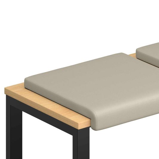 Bench Cushion 4 pcs Textured Velvet Sand Depth 35 cm Bench Cushion 4 pcs Textured Velvet Sand Depth 35 cm