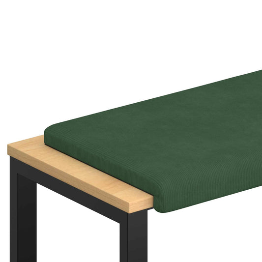 Bench Cushion Corduroy Dark Green Depth 35 cm Bench Cushion Corduroy Dark Green Depth 35 cm