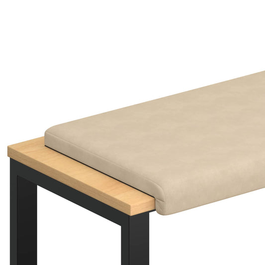 Bench Cushion Microfiber Cream Depth 35 cm Bench Cushion Microfiber Cream Depth 35 cm