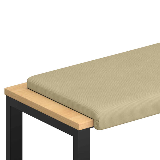 Bench Cushion Corduroy Grey Green Depth 35 cm Bench Cushion Corduroy Grey Green Depth 35 cm