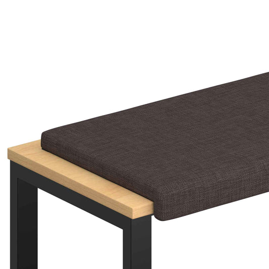 Bench Cushion Fabric Dark Brown Depth 35 cm Bench Cushion Fabric Dark Brown Depth 35 cm
