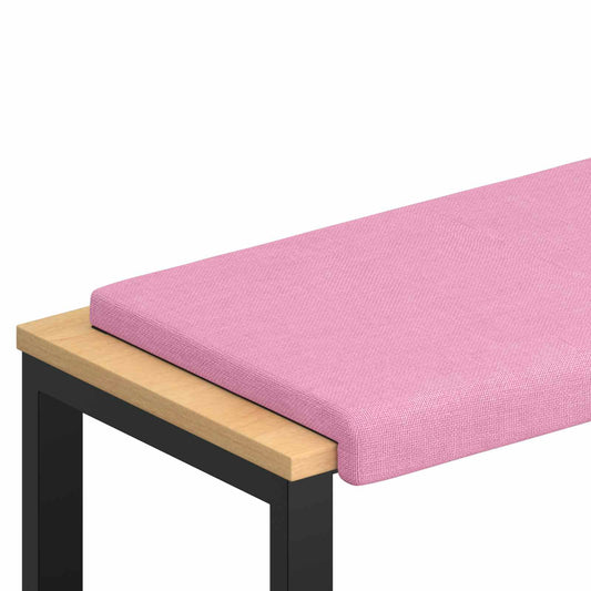 Bench Cushion Fabric Pink Depth 35 cm Bench Cushion Fabric Pink Depth 35 cm