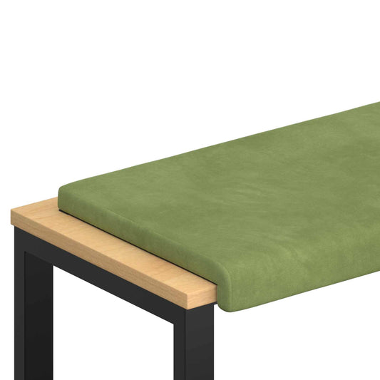 Bench Cushion Velvet Light Green Depth 35 cm Bench Cushion Velvet Light Green Depth 35 cm