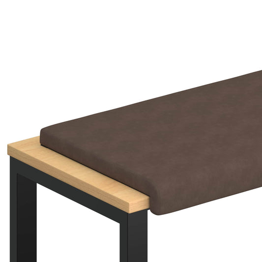 Bench Cushion Microfiber Brown Depth 35 cm Bench Cushion Microfiber Brown Depth 35 cm