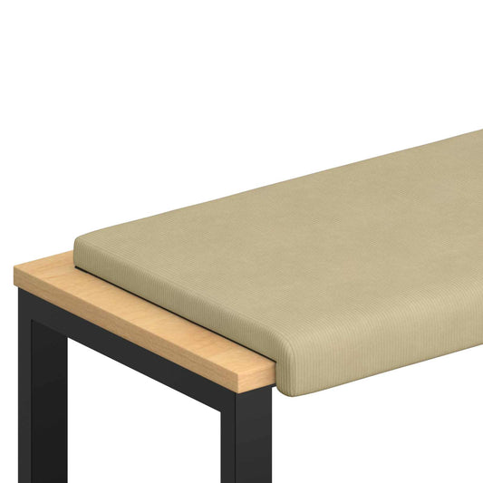 Bench Cushion Corduroy Grey Green Depth 35 cm Bench Cushion Corduroy Grey Green Depth 35 cm