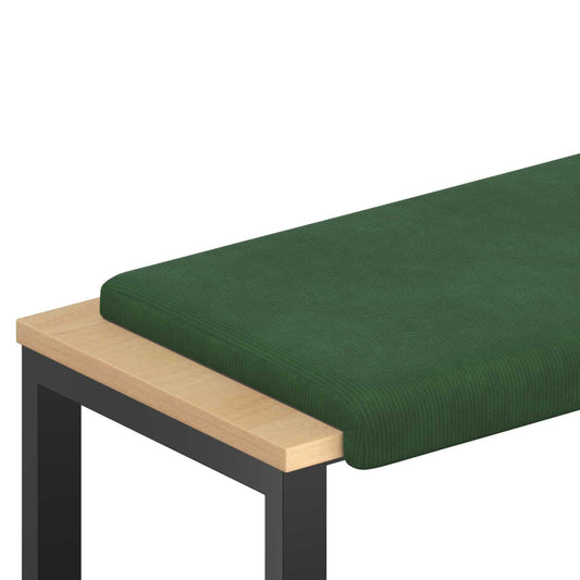 Bench Cushion Corduroy Dark Green Depth 35 cm Bench Cushion Corduroy Dark Green Depth 35 cm