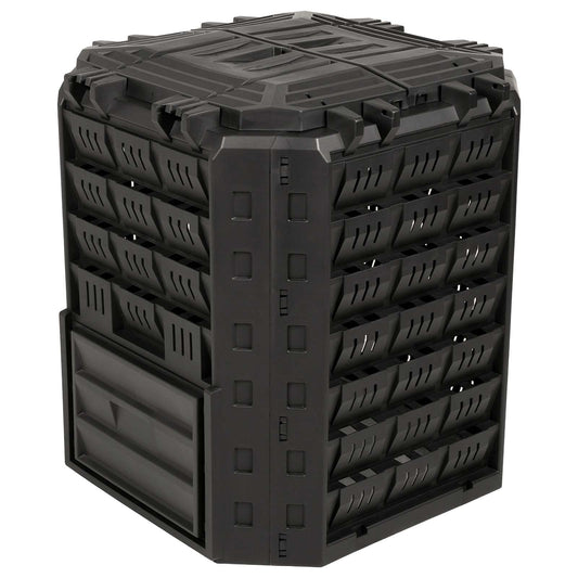 Garden Composter Black 71 x 71 x 81.5 cm 100% PP Garden Composter Black 71 x 71 x 81.5 cm 100% PP
