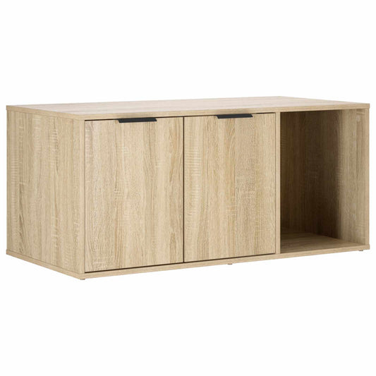 Cat Crate Furniture Sonoma Oak 100 x 49 x 45 cm Engineered Wood Cat Crate Furniture Sonoma Oak 100 x 49 x 45 cm Engineered Wood