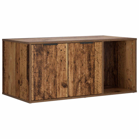 Cat Crate Furniture Old Wood 100 x 49 x 45 cm Engineered Wood Cat Crate Furniture Old Wood 100 x 49 x 45 cm Engineered Wood