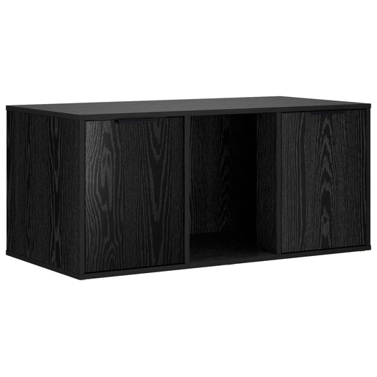 Cat Crate Furniture Black Oak 100 x 49 x 45 cm Engineered Wood Cat Crate Furniture Black Oak 100 x 49 x 45 cm Engineered Wood