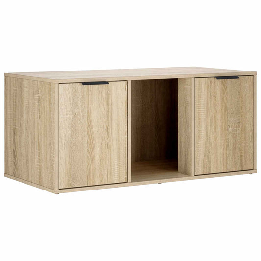 Cat Crate Furniture Sonoma Oak 100 x 49 x 45 cm Engineered Wood Cat Crate Furniture Sonoma Oak 100 x 49 x 45 cm Engineered Wood