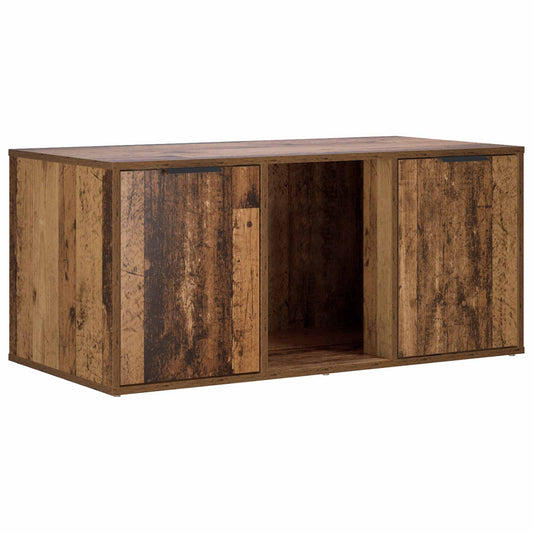 Cat Crate Furniture Old Wood 100 x 49 x 45 cm Engineered Wood Cat Crate Furniture Old Wood 100 x 49 x 45 cm Engineered Wood