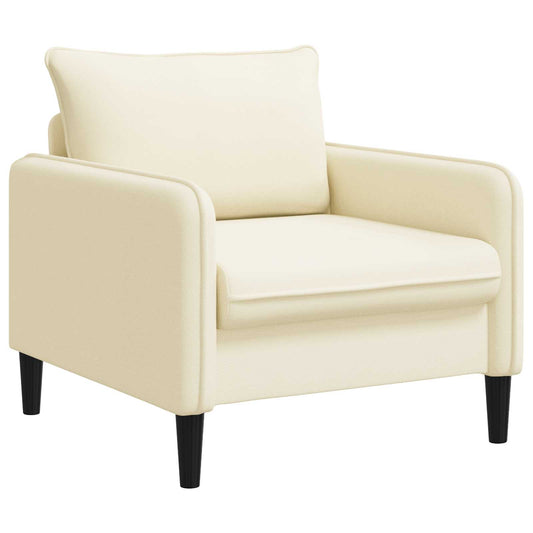 XL Armchair Cream Velvet XL Armchair Cream Velvet