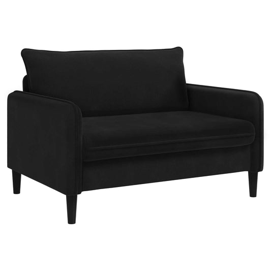 XXL Armchair Black Velvet XXL Armchair Black Velvet