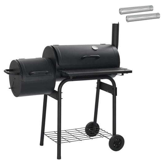 Outdoor Grill 103 x 60 x 113 cm Steel Black Outdoor Grill 103 x 60 x 113 cm Steel Black