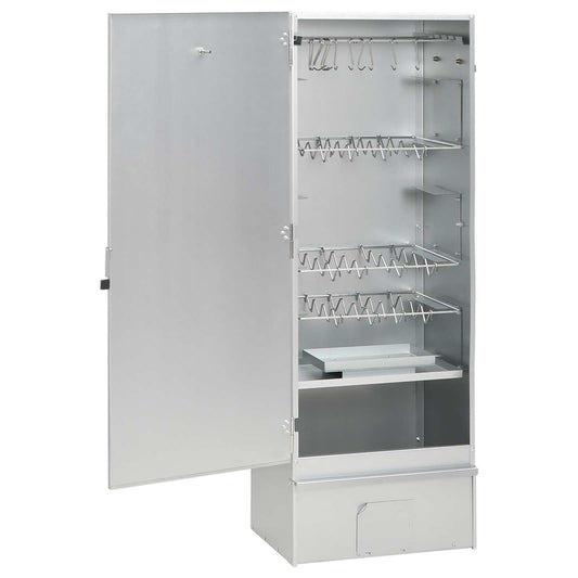 Smoker Oven 3 pcs 44.5 x 29 x 110 cm Galvanised steel Silver Smoker Oven 3 pcs 44.5 x 29 x 110 cm Galvanised steel Silver