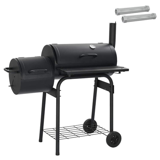 Outdoor Grill 103 x 60 x 113 cm Steel Black Outdoor Grill 103 x 60 x 113 cm Steel Black