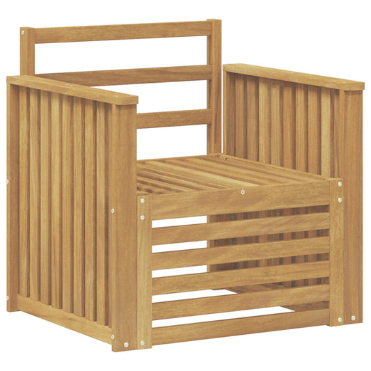 Outdoor Sofa Set Solid Acacia Wood White Outdoor Sofa Set Solid Acacia Wood White